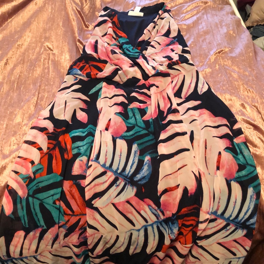 Simply Emma Asymmetrical Floral Dress